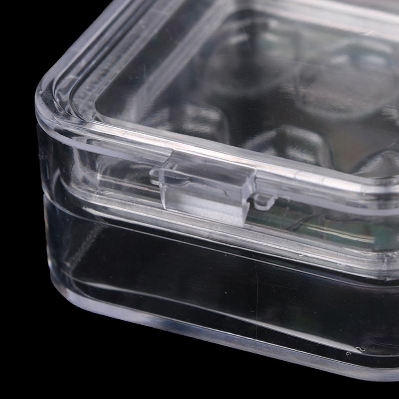 6/16Grids Стоматологическая коробка для хранения зубов с пленочной мембраной Коробка для зубных протезов и моляров