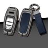 Metal Leather Car Key Case ForA5 A6 C7 A7 A8 Q3 Q5 Q7 S4 S6 S7 S8 R8 TT A1 A3 8V A4 B8 B9 Holder Accessories