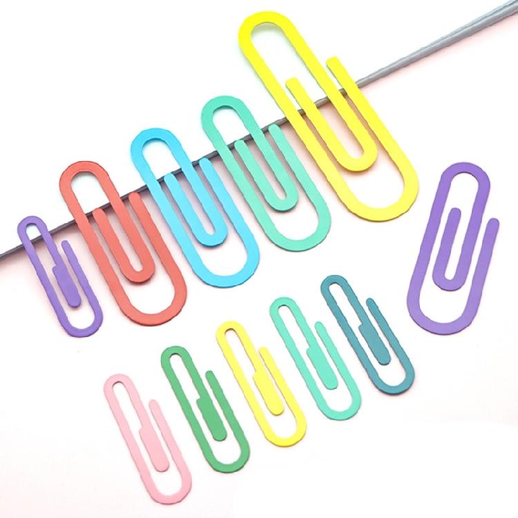 8 шт. Увеличенные пастельные бумажные зажимы Гладкие металлические зажимы Многоцелевые помощники