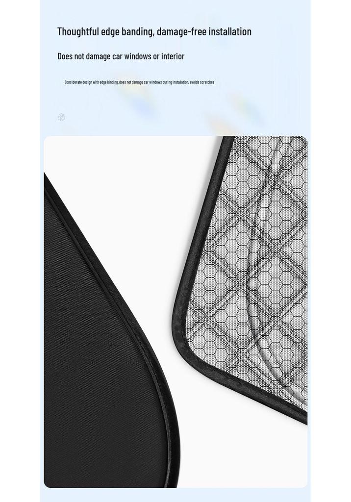 Автомобильный солнцезащитный козырек Xiaopeng M03 X9 P7+: Толстая теплоизоляция, непрозрачная шторка для уединения, защита от солнца для бокового окна.