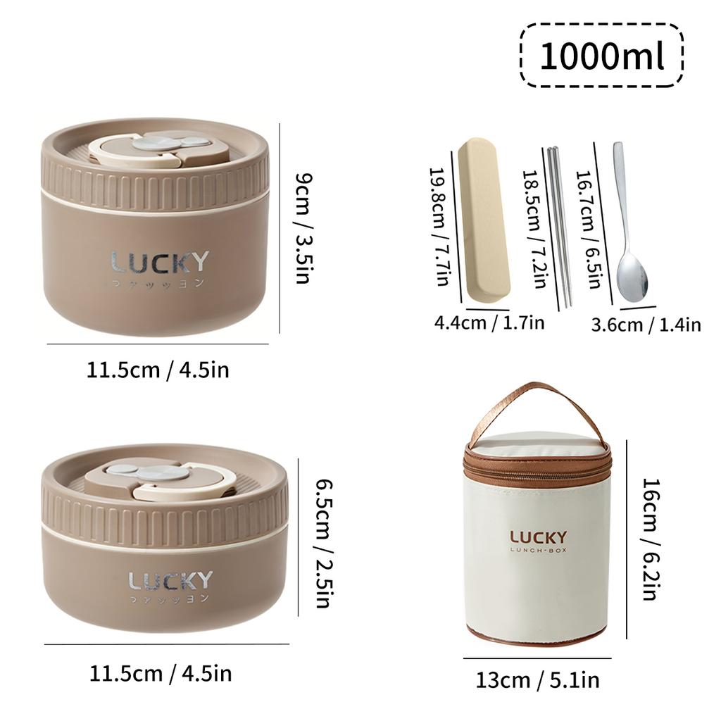 18/8 нержавеющая сталь термоконтейнер для еды Bento Lunch Box Set, портативный контейнер для ланча, сохраняющий тепло с термосумкой