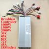 Контроллер для электровелосипеда 48В 60В 72В 2000Вт/2500Вт 45А /60А 18 MOSFET DC контроллер двойной режим Для Электросамоката Велосипеда Скоростного Мотора