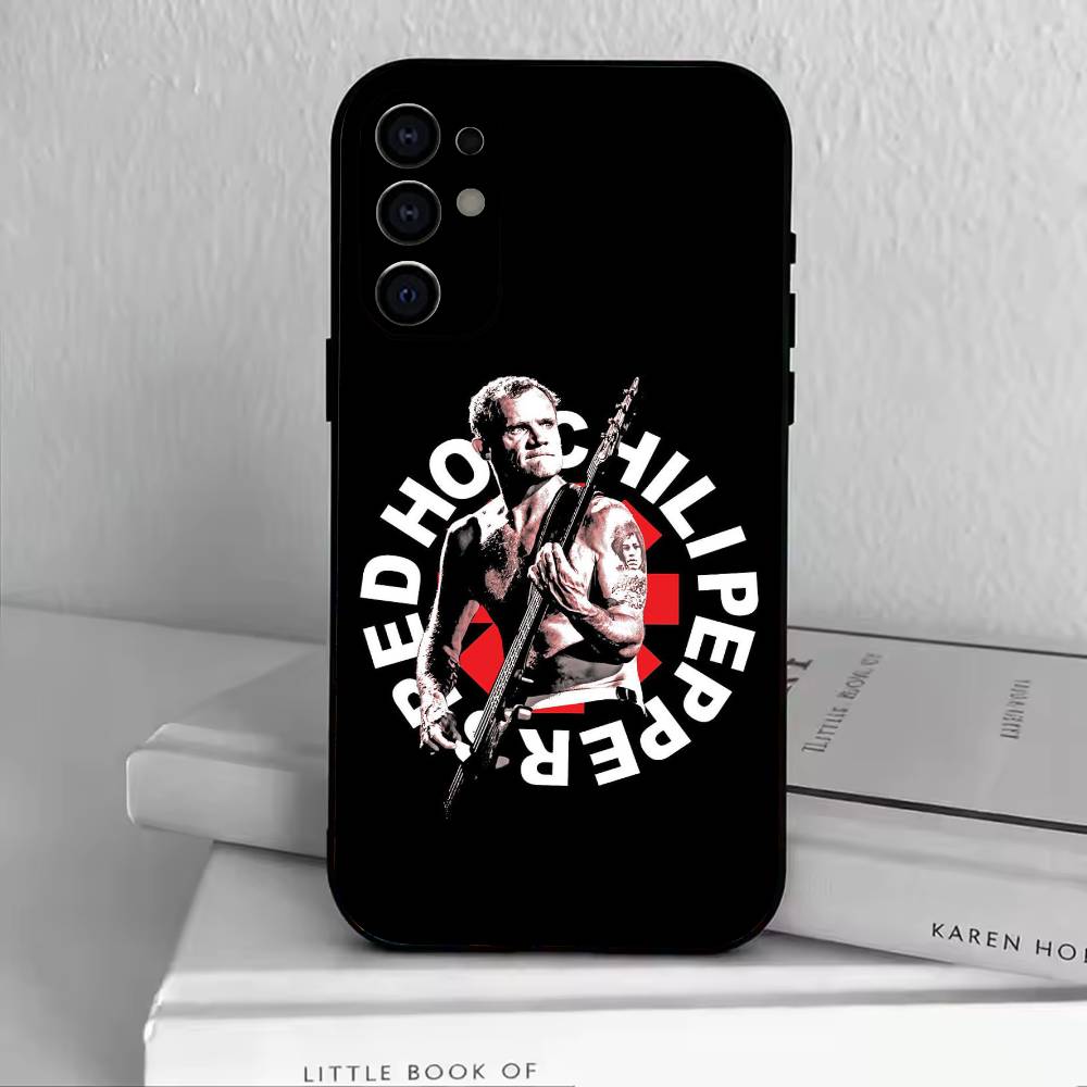 R-Red Hot Chili Peppers Чехол для телефона Черный Силиконовый Мягкий Для Samsung S25,S24,S21,S22,S23,S30,Ultra,S20,Plus,Fe,Lite