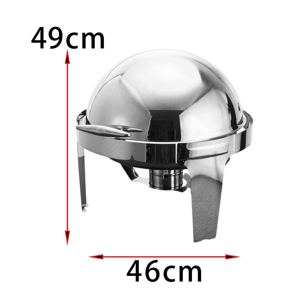 Компактная встроенная печь Chafer с демпфированием 6 л для шведского стола, пикника, ресторана отеля