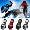 Практичные зимние теплые водонепроницаемые варежки для езды на сноуборде, лыжные велосипедные перчатки с полным пальцем