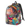 Модный однотонный аниме-рюкзак Луффи Mochilas Винтажный прочный рюкзак-слинг для улицы Изготовлен с вниманием к деталям