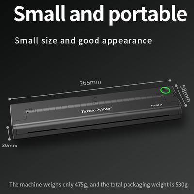 BT Connection Tattoo Printer Приложение для мобильного телефона Печать в один клик Термальные татуировки Трафарет с рисунком
