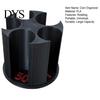 Vehicle Change Holder 3D Printed Universal Coin Holder, Large Capacity for Car, Portable Car Cylindrical Dispenser Rotating Organizer, Trucks