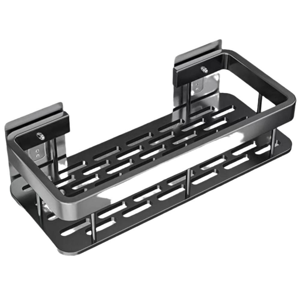 Треугольная настенная полка для хранения в углу ванной комнаты без перфорации
