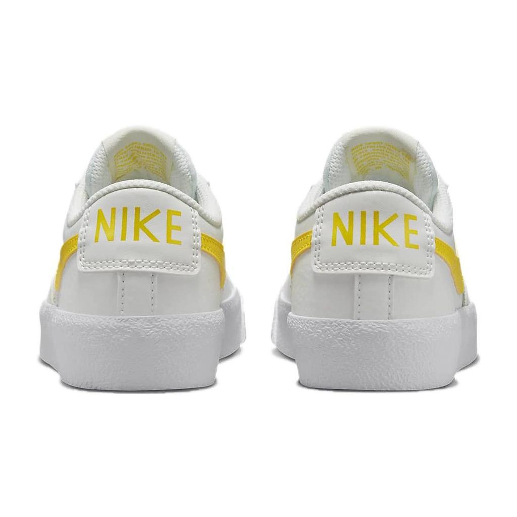 (GS) Nike Blazer Low '77 'White Opti Yellow' Kids' DA4074-118