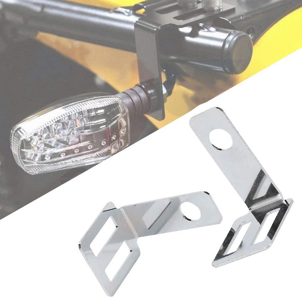 Универсальный кронштейн для крепления заднего указателя поворота мотоцикла 1PIAR, крепление на сиденье, держатель лампы заднего фонаря, устройство перемещения