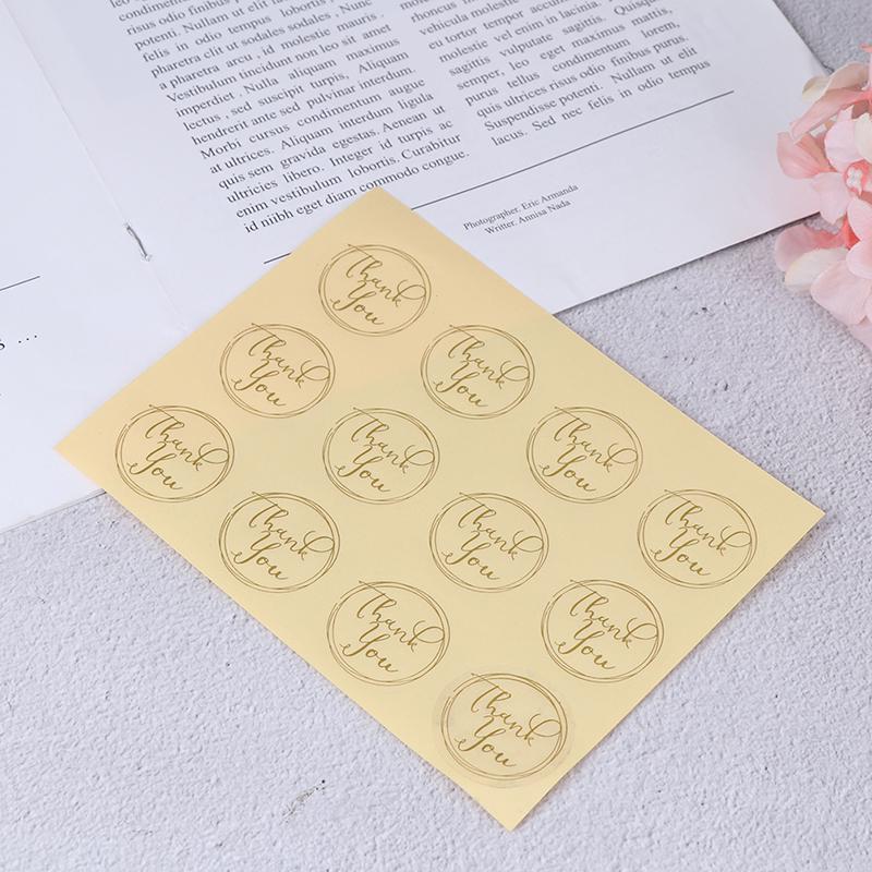 120 шт., прозрачная круглая наклейка с печатью «Спасибо», наклейка «сделай сам», этикетка для подарочной коробки для выпечки