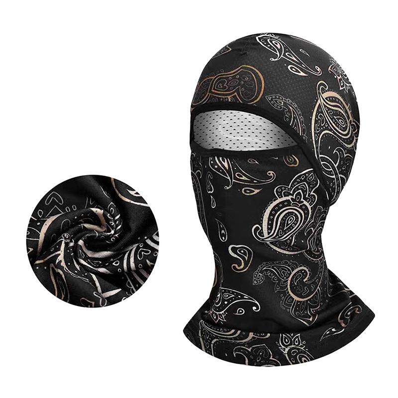 1 шт. Балаклава, безопасная для кожи, солнцезащитная, с защитой от ультрафиолета, для мотоцикла, летняя, дышащая, ездовая маска, крутая, для езды на велосипеде, походов и кемпинга