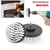 1Pcs Nylon Electric Drill Brush Cleaner Power Scrubber Brush  For Cleaning Carpet Leather Glass