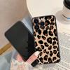 Модные мягкие чехлы для телефонов с леопардовым рисунком для iPhone 15 Pro 6 14 XS 13 Max XR 12 Mini 7 Plus X SE 8 11, противоударный бампер из ТПУ, черный чехол