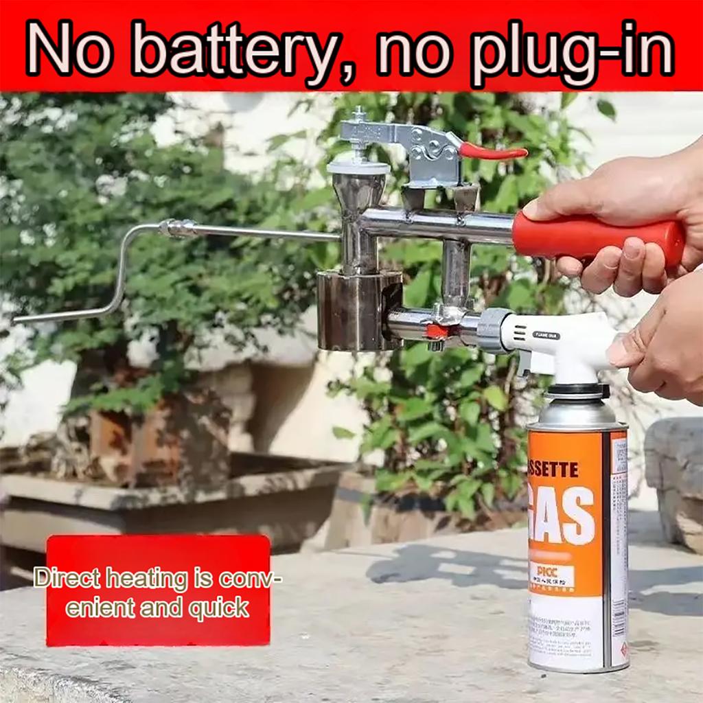 Портативный испаритель кислоты Профессиональный инструмент пчеловода Эффективная защита от клещей Пропановый распылитель Контроль для малых ферм