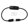 Pi 4 USB-C Male to Female Extension Cable Type C Power Supply Type C Cable Power Cord Power Line