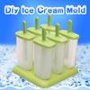 6PC/1 Set Circular With Lid Ice Tray DIY  Ice Cream Mold