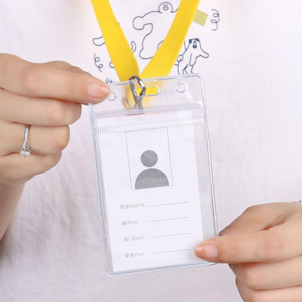 Красочные школьные канцелярские принадлежности чехол для бейджа протектор для карт держатель для удостоверения личности держатель для карт