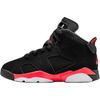 Air 6 Retro PS Reverse Infrared Продавец Детские Кроссовки Черный Светло-Красный IQ1277-001