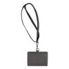 Itoya Color Chart ID Card Holder with Leather Strap (84 Anchorage Gray)