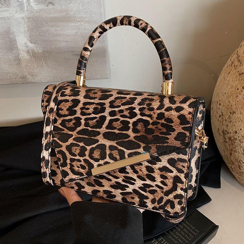 Сумка с принтом Premium Sense of Leopard, женская сумка через плечо New Tide Fashion, сумка через плечо Retro Hundred, женская сумка