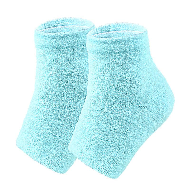 Перьевая пряжа Гелевые носки для пятки Гелевые перчатки для рук и ног с сенсорным экраном Растительные полные носки Перчатки с пятью пальцами