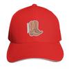 Cowboy Boots Baseball Cap Casual Daily Wear Quick Dry Performance Cotton Twill Breathable