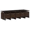 VidaXL Garden Dining Set and Cushions 11 Pcs Brown Rattan 3277700