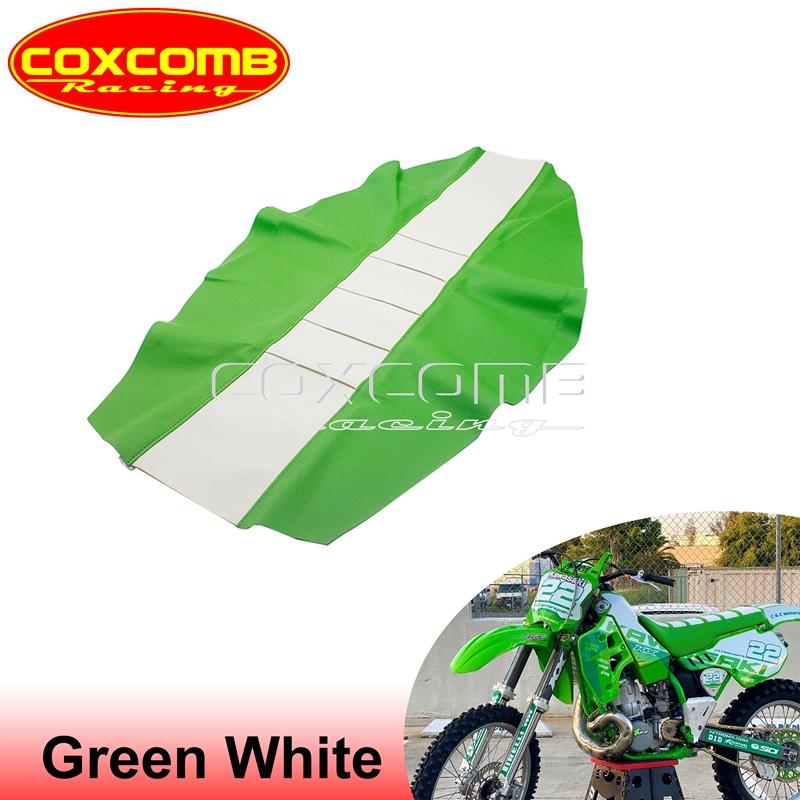 Custom MX Seat Cover Ribbed Motocross Racing Seat Pad For Suzuki Yamaha Gas Gas Kawasaki KLX KXF EXC RM RMZ DRM WR YZ 125 450