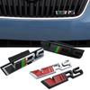 Alloy Car Front Grille Logo Trunk Emblem Badge Sticker for VRS  Octavia Yeti Fabia 1 Kodiaq Karoq 2 A7 Tour RS Superb Rapid