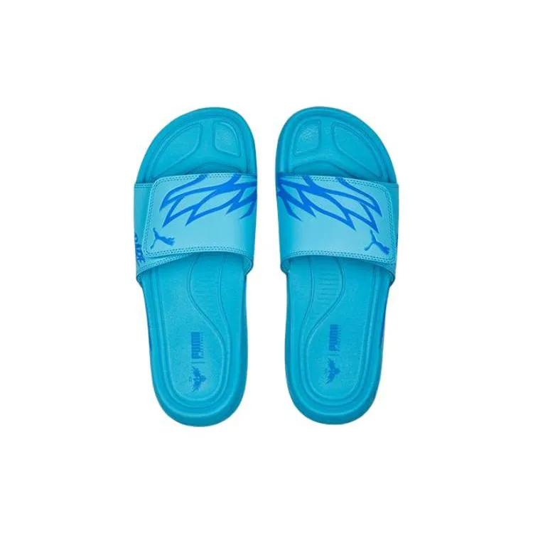 Puma Кроссовки Dream Nitro MB.02 Slide 'Bright Aqua' (унисекс) Яркие Аква / Ультрасиние Шлепанцы-Слайдеры 391294 01