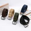 Pants Vintage Nylon Canvas Braided Belt Ladies Dress Strap Weave Waist Band Pin Buckle Waistband