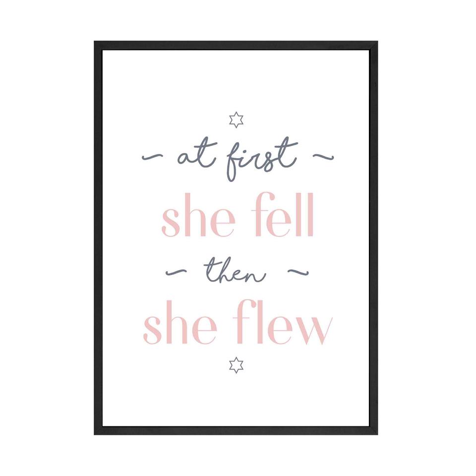 Маленькая фея, бабочка, постеры и принты, скандинавская настенная живопись на холсте, скандинавская настенная картина, декор для комнаты для маленькой девочки