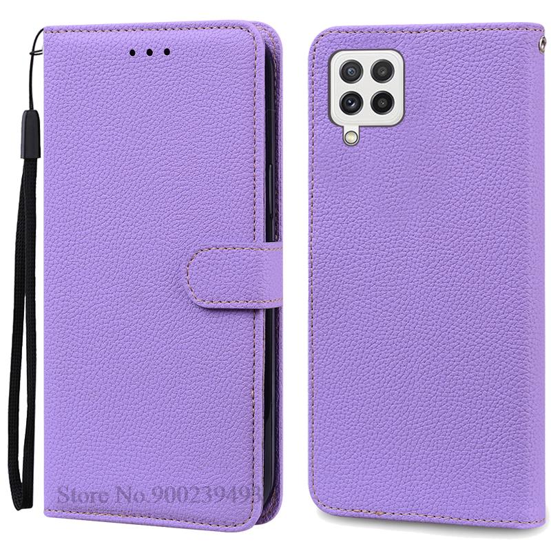 M32 4G Case For Samsung Galaxy M32 Case Leather Wallet Flip Case For Samsung M32 M 32 SM-M325F Case Soft Silicone Cover Fundas