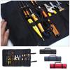 Multifunction Roll Up Tool Bag,Wrench Roll,1680D Oxford Canvas Tool Organizer Bucket,Car First Aid Kit Wrap