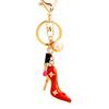 High Heel Glamorous Shoe Keychain Premium Metal Keyring Great For Holiday And Favors Party