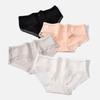 Xinjiang Cotton Small Fresh Button Lace Pure Cotton Underwear Women's Feel Fully Breathable Large Medium Waist Triangle Panties