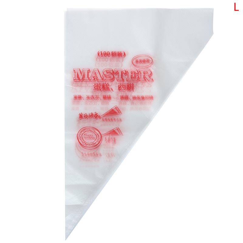 20шт пищевой пластиковый мешок для кондитерских изделий с глазурью, украшение для торта с помадкой