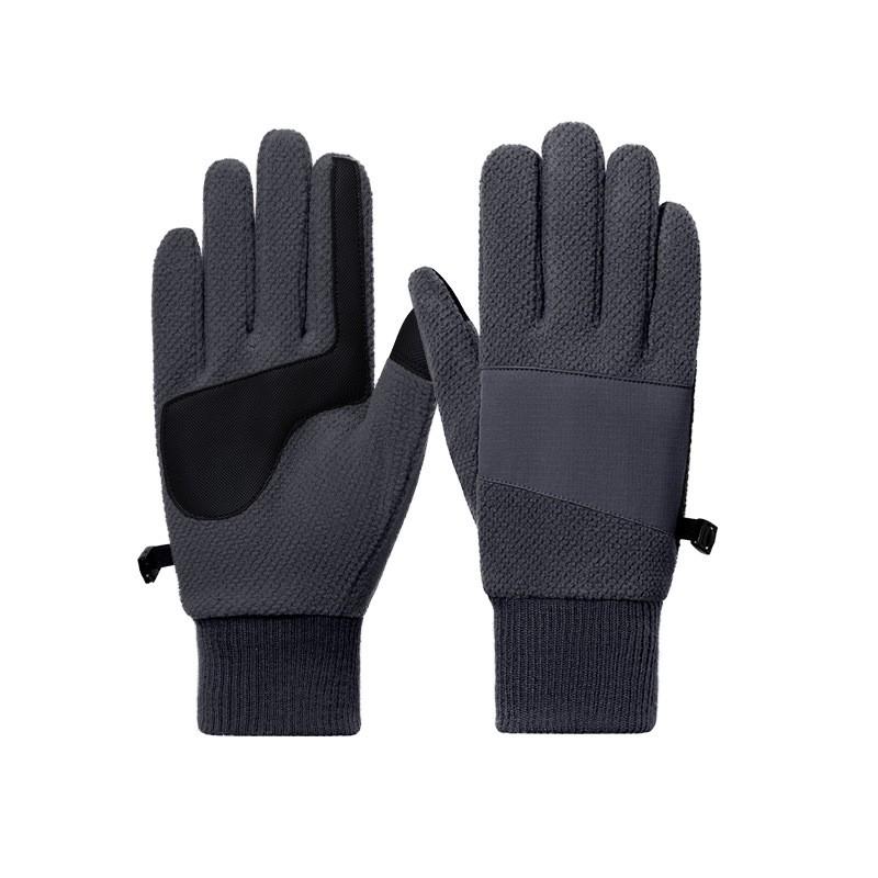 Winter Cycling Gloves Men Women - Warm Fleece Lined Windproof Anti-Slip Touchscreen Compatible Full Finger