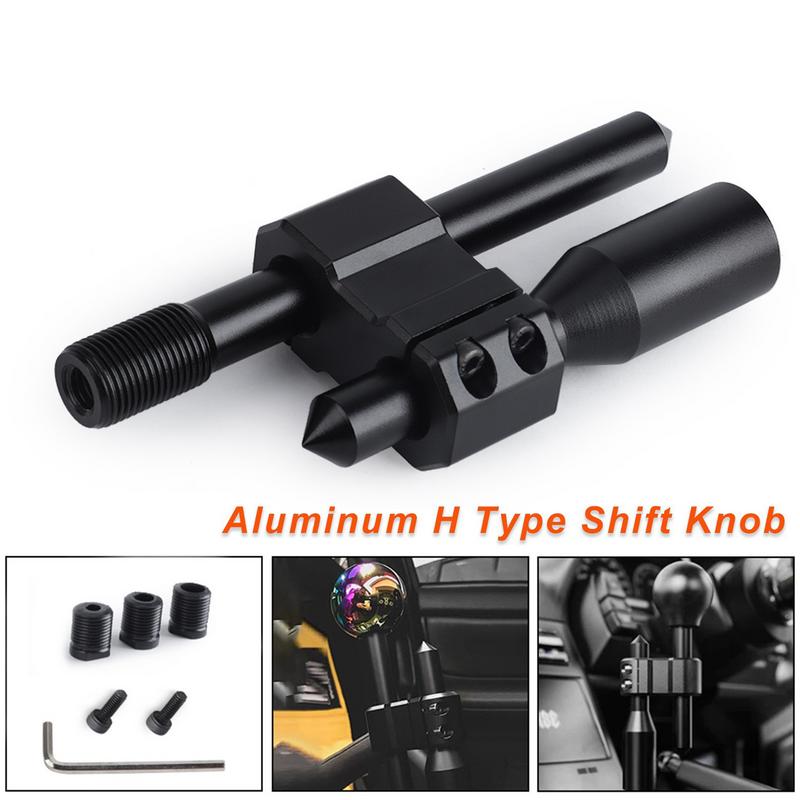 Адаптер для ручки переключения передач H-образной формы, регулируемый удлинитель рычага переключения передач, регулируемая высота, удлинитель для ручки переключения передач, вращающийся для