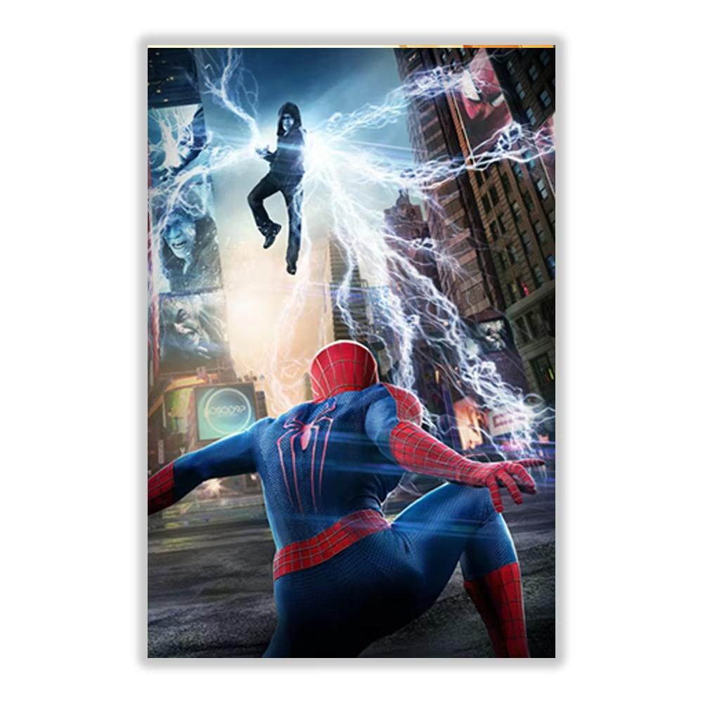 Холст Marvel Человек-Паук Настенное Искусство Постер H Супергерой Фильм Декор Гостиной Детская Комната