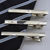 Gentleman Wedding Business Silver Metal Simple Suit Necktie Tie Clip Bar Pin