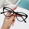 Anti Radiation Eyeglass Cat Eye Blue Light Blocking Glasses Replaceable Lenses Trendy Vintage Fashion Eyewear