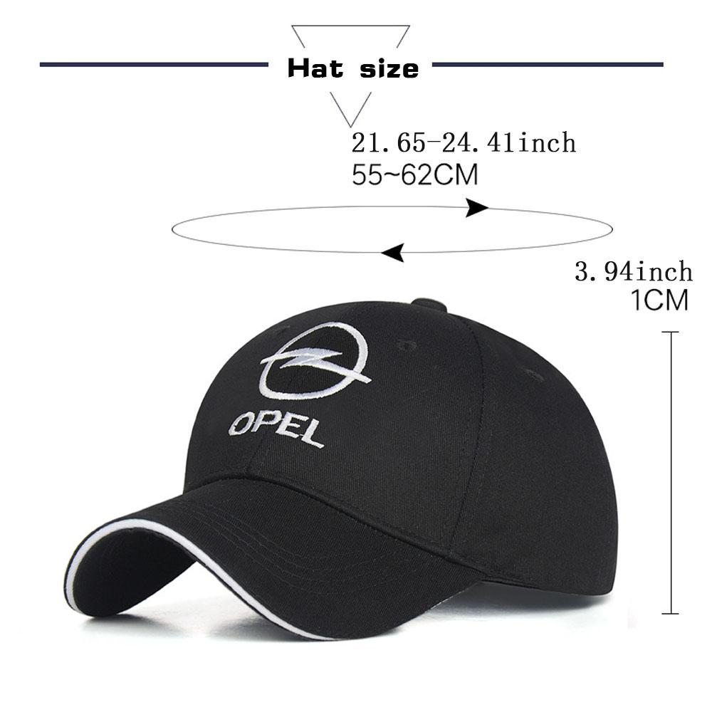 Add cotton Car Embroidered Baseball Cap Vintage Sun Protection Face Smaller Peaked Hat Sun Hat For opel astra g h j insignia Rj7