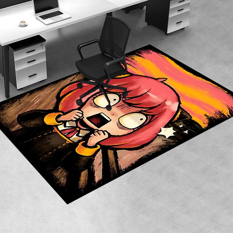 Zero two Charming Anime Chair Mat: Perfect for Home Decor, Office Use, and Gifts - Suitable for Any Room!.1255a