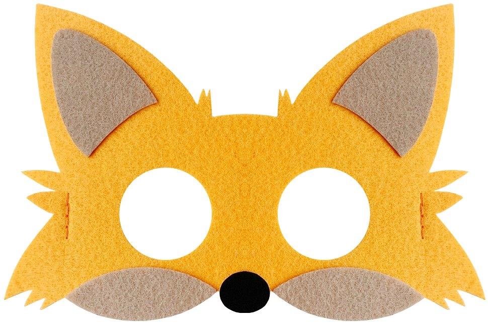 Felt Fox Mask Fox Costume 18 5x12cm