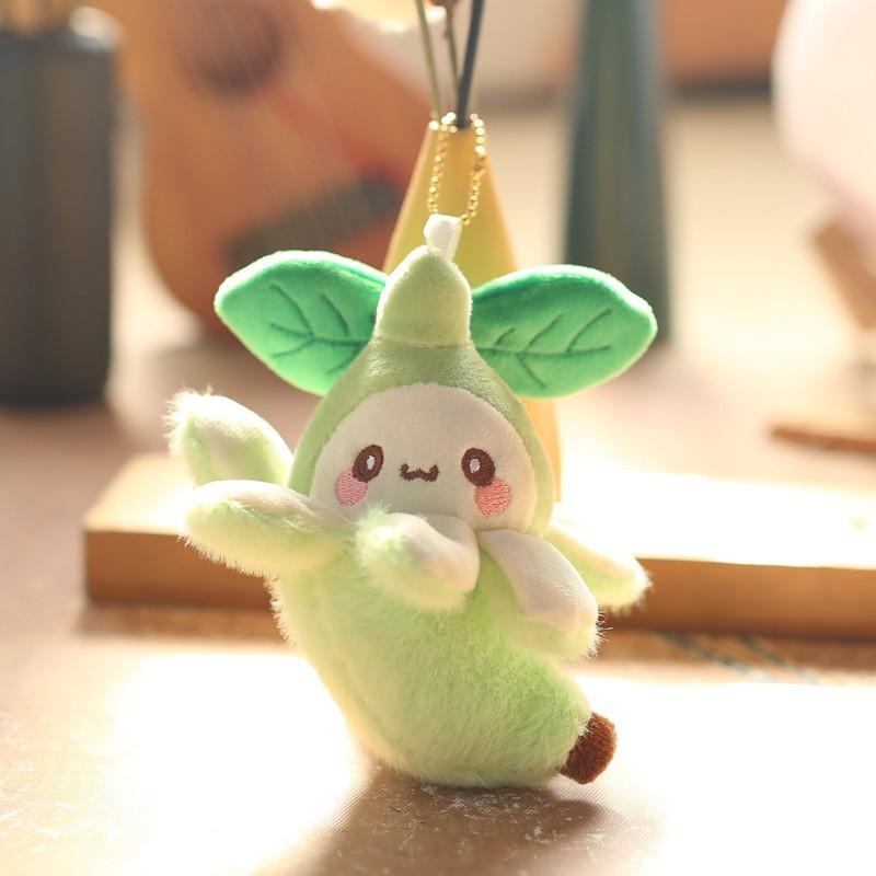 Милая милая маленькая подвеска в виде банана, плюшевая игрушка, кукла, сумка для фруктов, подвесной брелок, тряпичная кукла, кукла