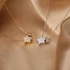 New Five-pointed Star Pendant Clavicle Chain Female Star Love Necklace Simple Fashion Temperament High-end