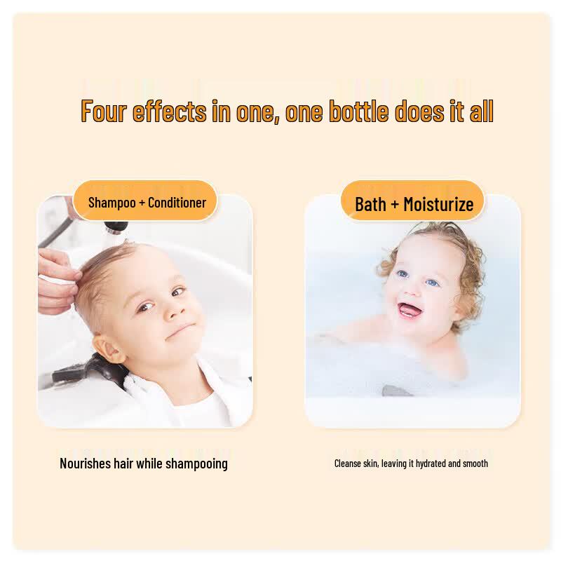Little Raccoon 2-in-1 Seaweed Shampoo & Shower Gel (Family Pack)